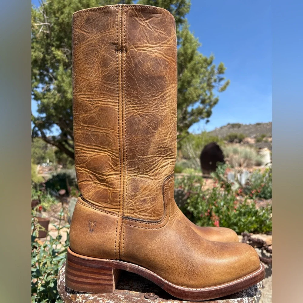 NWT πΊπΈ FRYE 14L Campus Boots - Picture 1 of 16